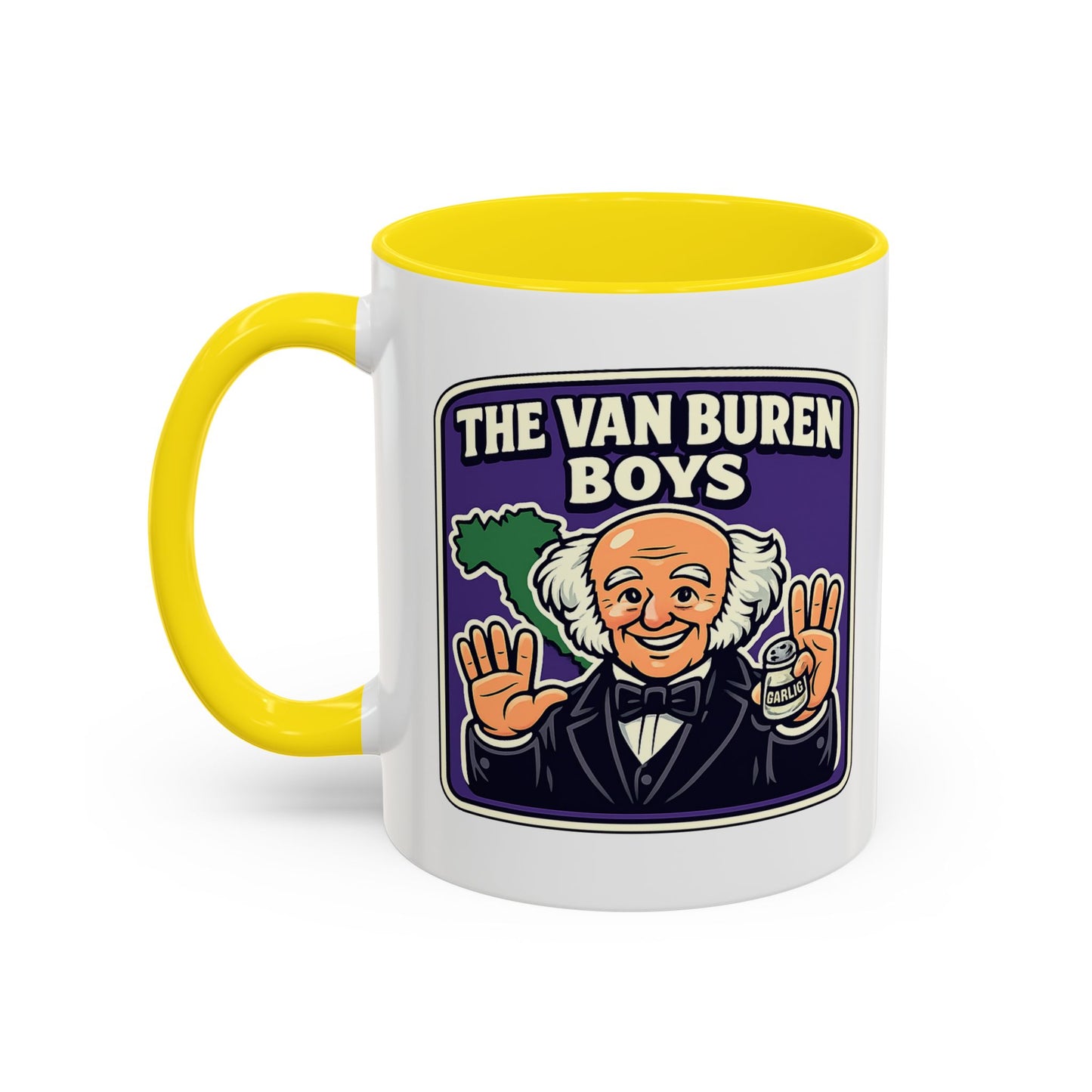 The Van Buren Boys Coffee Mug - Color Accent 11oz and 15oz | Genius Mangoes
