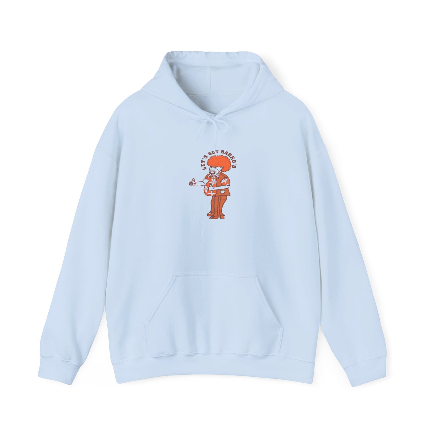Barkopalooza 1999 - Retro Hoodie in Light Blue | Genius Mangoes