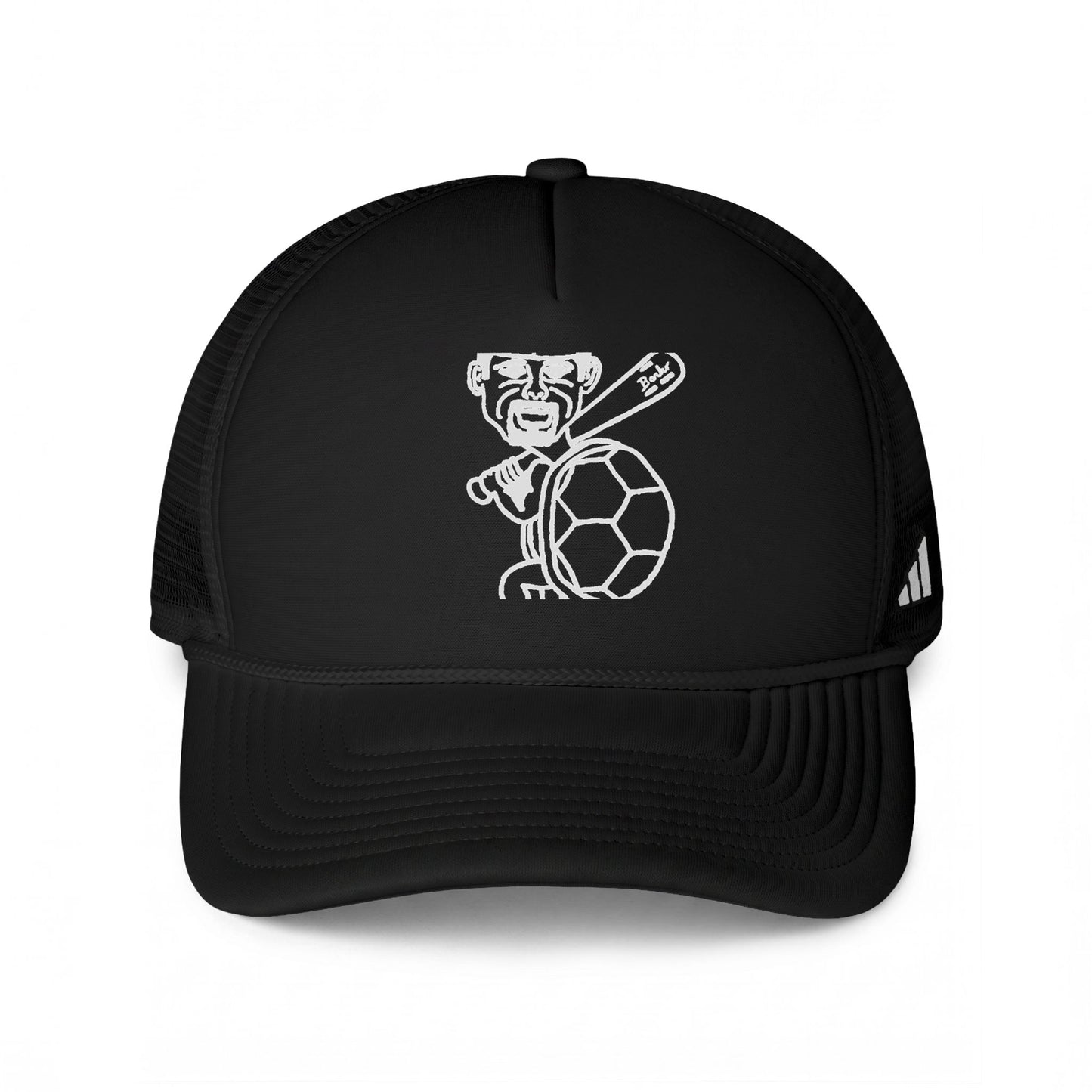 Barkopalooza Hit it Hard Trucker Hat in Black / White | Genius Mangoes