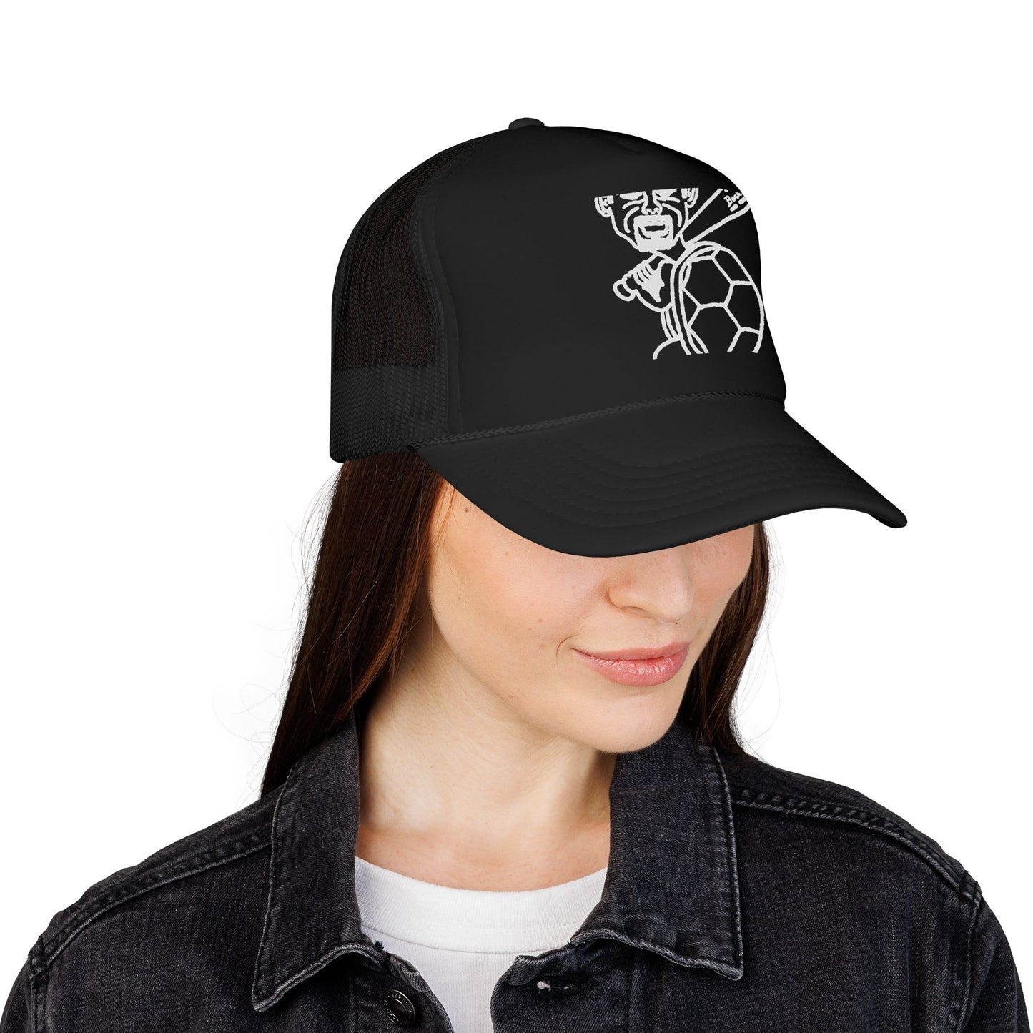 Barkopalooza Hit it Hard Foam Trucker Hat - lifestyle view | Genius Mangoes