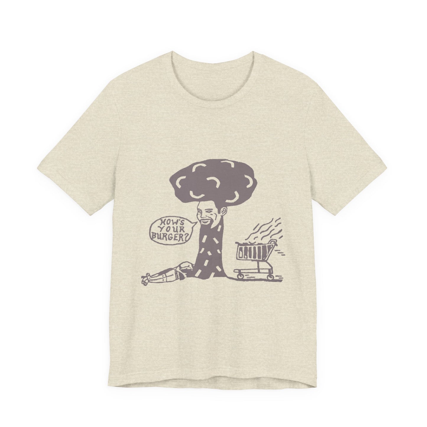 Barkopalooza 2005 - How's Your Burger T-Shirt - premium cotton tee | Genius Mangoes