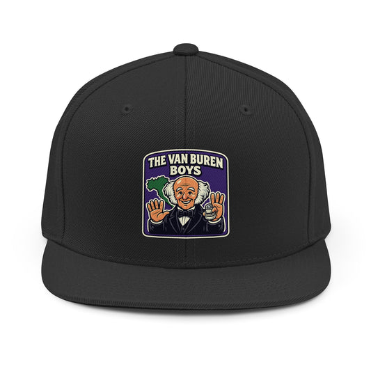 The Van Buren Boys Snapback Hat - Flat Brim | Genius Mangoes